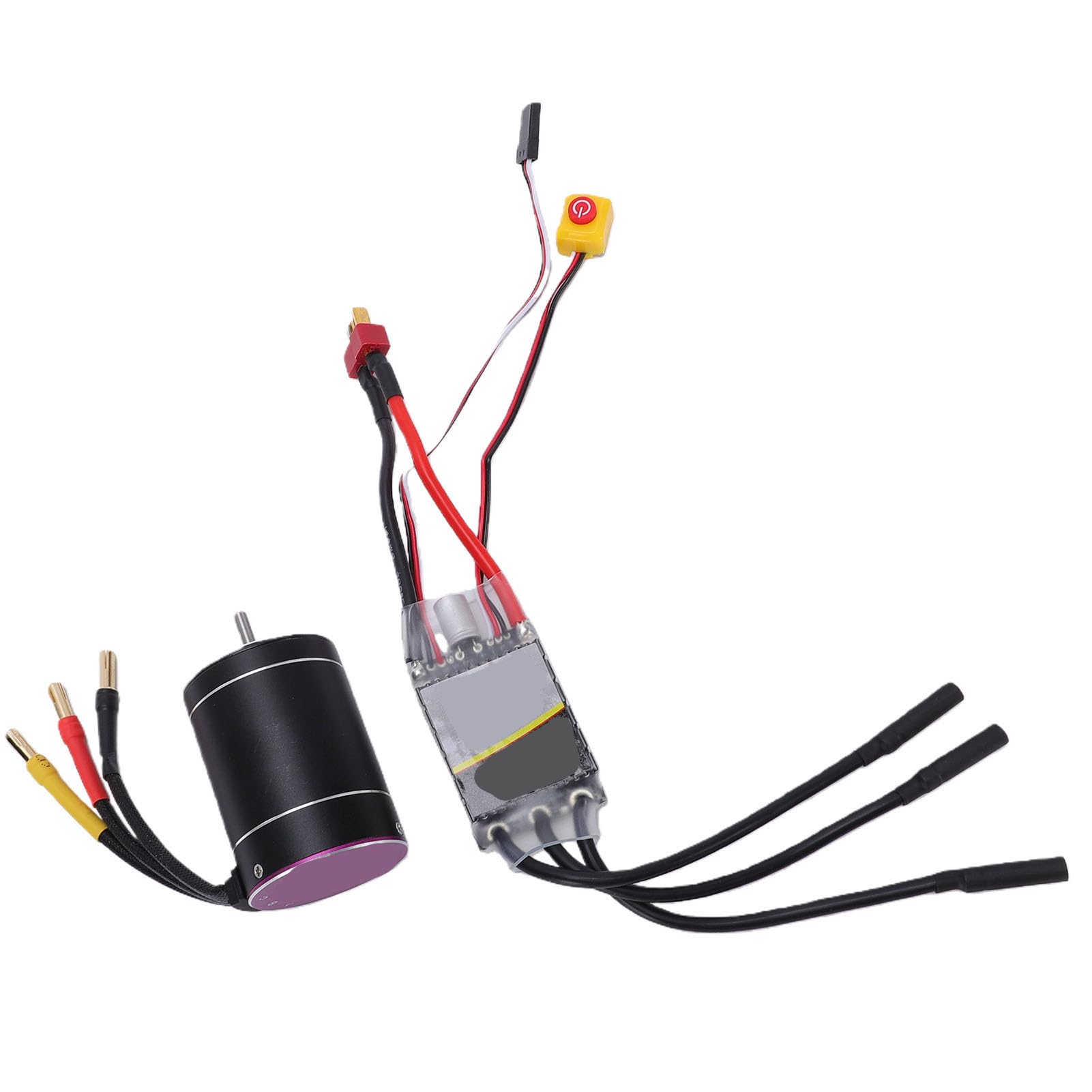 GOWENIC Silnik Bezszczotkowy ESC Combo 3650 3300KV 75A do Samochodów RC i