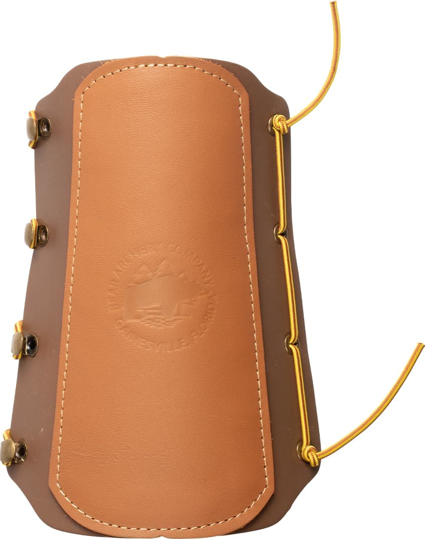 Traditional Logo Arm Guard, Brown (AT100AG), One Size