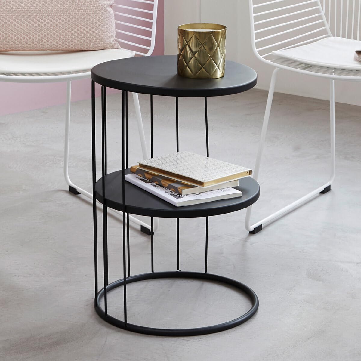Atmosphera Portavaso Soliflore Selvaggio - Vaso In Vetro Con Base In Legno - H16cm - Decorazione Fai Da Te - 2