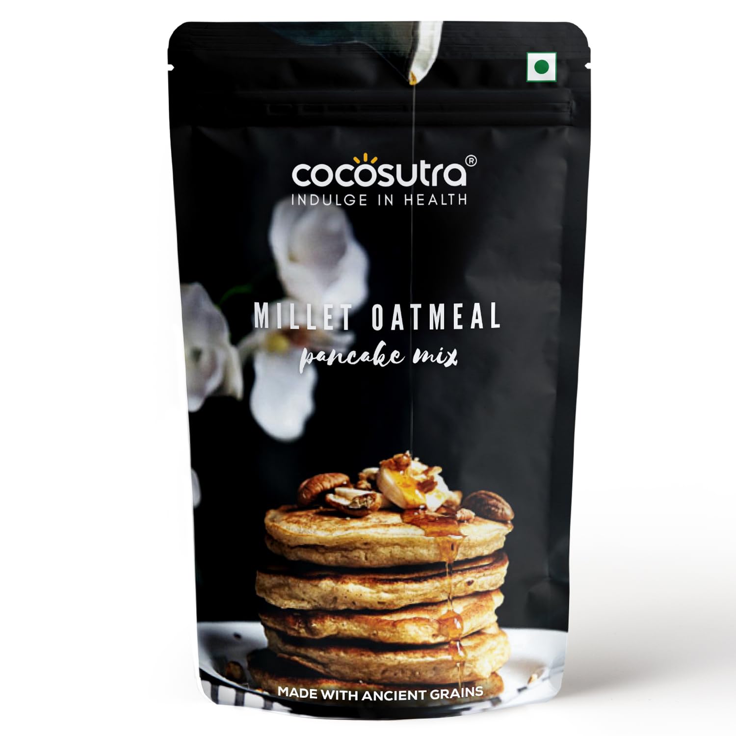 COCOSUTRA Millet Oatmeal Pancake Mix |100% Natural & Vegan | Zero Added Sugar | Ready in 2-Minutes Pancake Instant Breakfast Mix - 300 g (B08QNCMS1R) Amazon Price History, Amazon Price Tracker