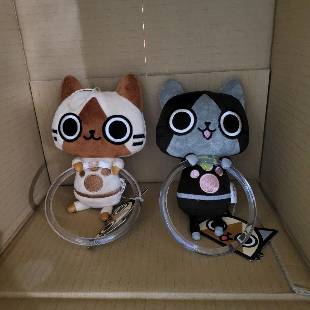 Amazon.co.jp: 2個セット モンハン アイルー メラルー タオルハンガー