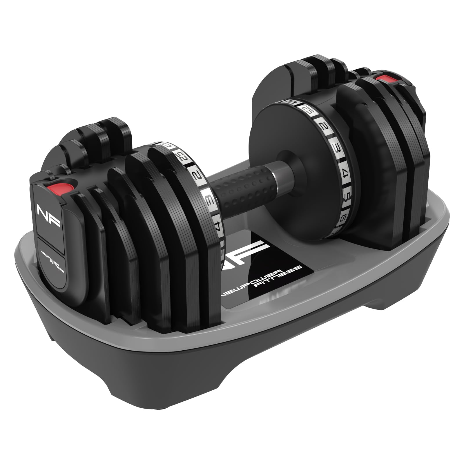 Newpower Fitness 25kg 36kg Adjustable Dumbbell Set For Saving