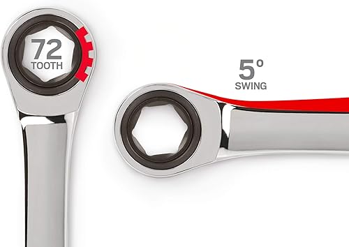 Miniatura 3 de Llave combinada Tekton WRN53117 de trinquete, 0.67 pulgadas