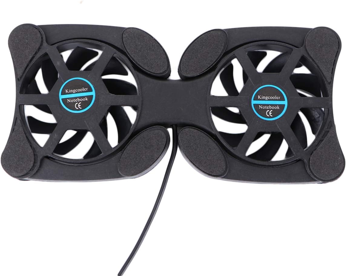 SOLUSTRE Laptop Cooling Pad, Laptop Cooler with Adjustable Stand, USB