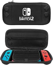 For Nintendo Switch2 ケース 上質生地素材 キズ防止 Nintendo Switch2 カバー 軽量 擦り傷防止 収納バッグ 全面保護型 耐久性 耐衝撃 Nintendo Switch2 ケース カバー (ブラック)