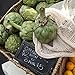 Simple Ecology Reusable Produce Shopping and Storage Bags, Drawstring, Washable Organic Cotton Mesh, Small 3 pack