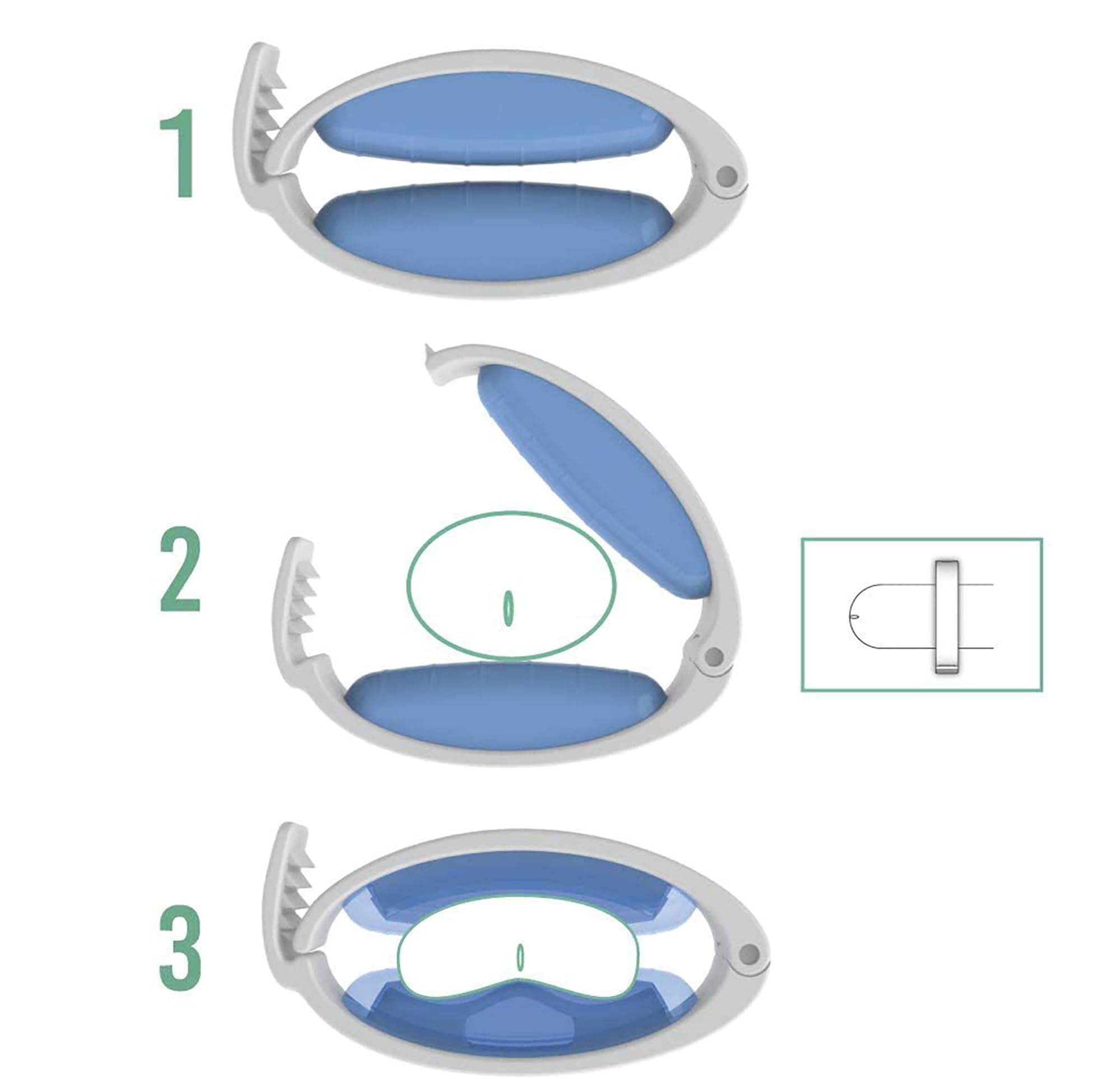 Pinza per pene regolabile per uomo con cuscinetto in silicone, accessorio fetish riutilizzabile per giochi BDSM, giochi di coppia intimi e stimolazione sensoriale con quattro livelli regolabili