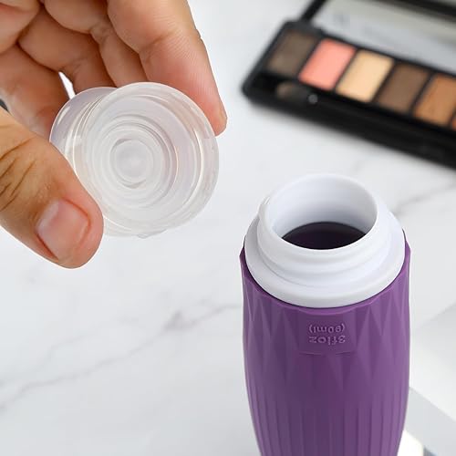 Miniatura 4 de Gemice Botellas de viaje para artículos de tocador, artículos esenciales de viaje recargables a prueba de fugas, tamaño de viaje, 3 onzas, aprobados