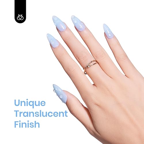 Miniatura 42 de Beetles Nude - Esmalte de uñas en gel natural de 15ml/0.5 onzas líquidas, color neutro, color crema, translúcido, lámpara LED UV para uñas, 15ml/0.5