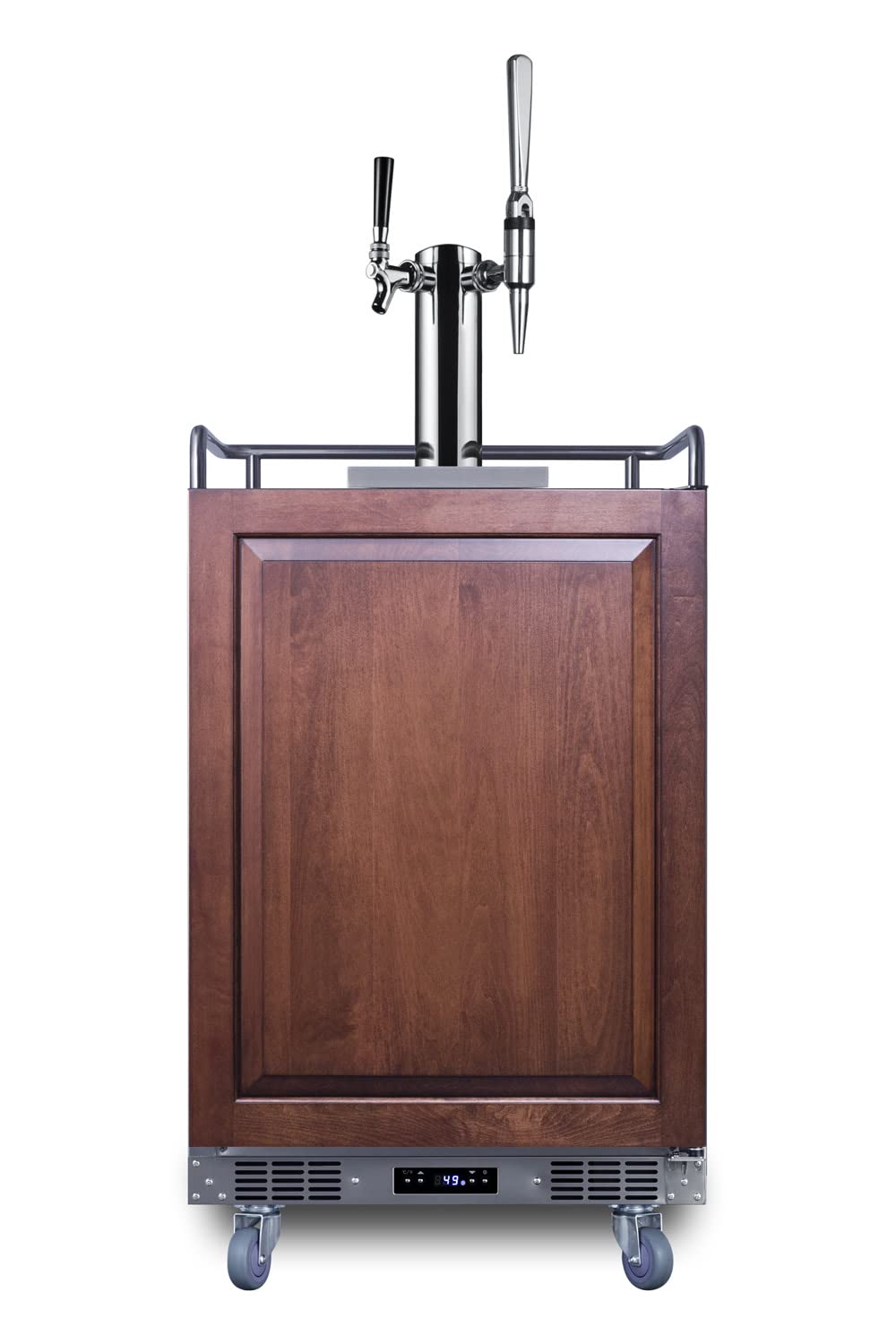 Summit Appliance Sbc682pnrcmtwin Panel Ready 24" Wide Built-In Cold Brew/Nitro Coffee Kegerator, Panel Not Included, 5.6 Cu.Ft. Interior, Dispenses Both Flat And Nitro Coffee, Dual Tap System on Fridge.com - View 4