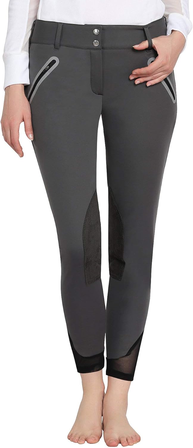 TuffRider Ladies Yeti Soft Shell Knee Patch Breeches