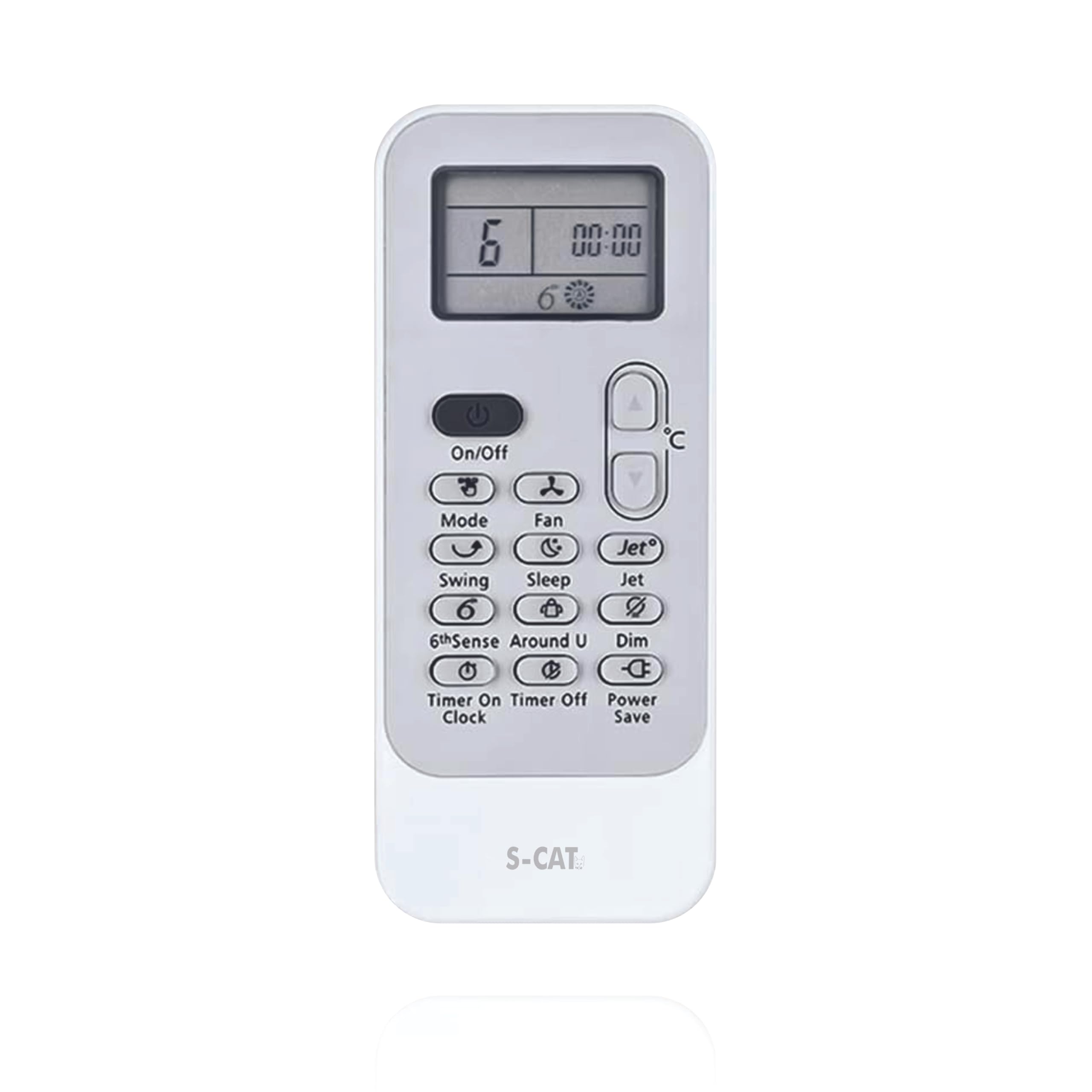 S-CAT Compatible with Whirlpool AC Remote Original 6th Sense MAC74 Model 159 (No Backlight) Suitable for 1 1.5 2 Ton Split/Window AC (Match Old Remote Exactly, Contact Customer Care for Order)-image-6