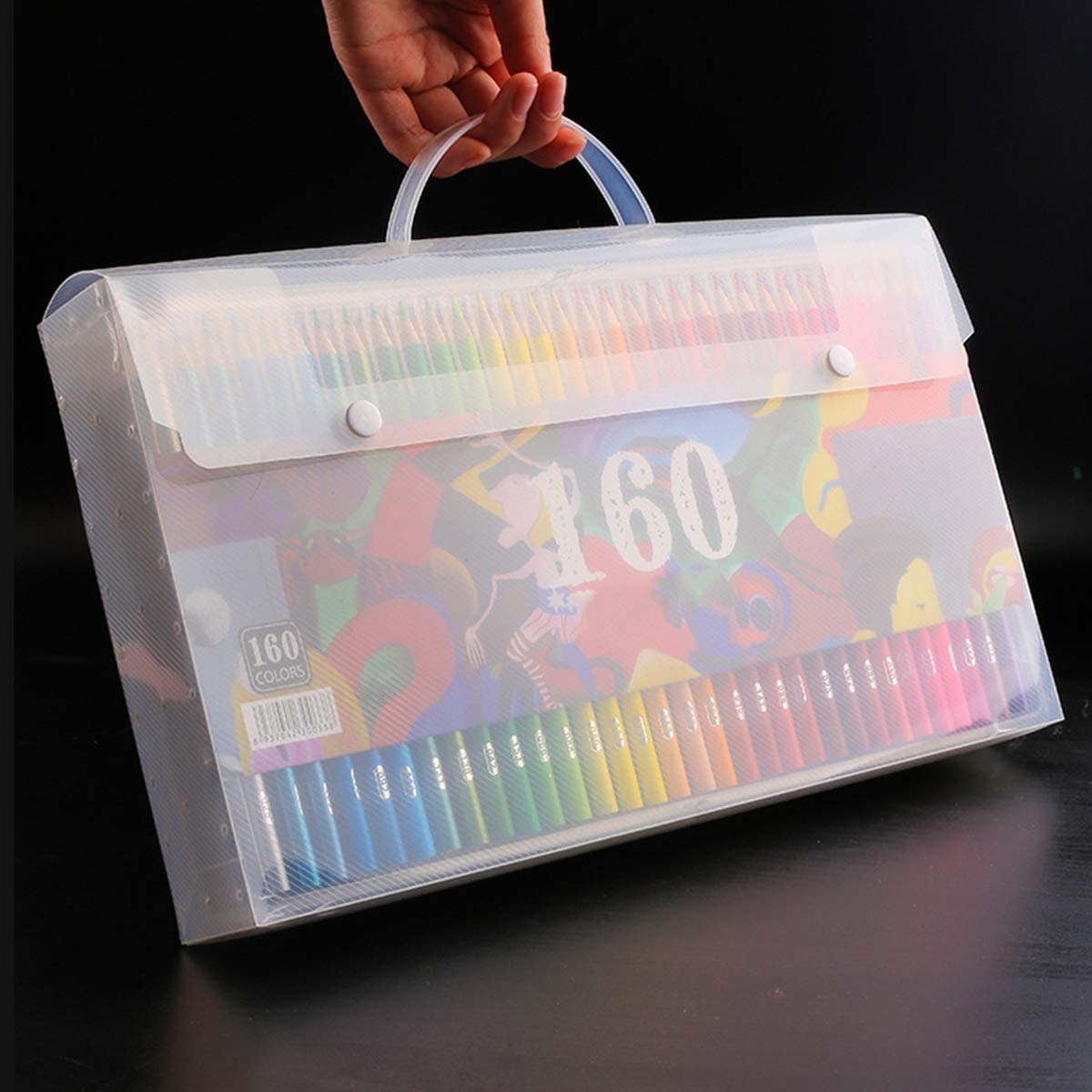 VIDOO 48/72/120/160 Farben professionelle Öl farbige Bleistifte Set Künstler Malerei Skizze Holz Farbe Bleistift Schule Kunst liefert - 160 Colors