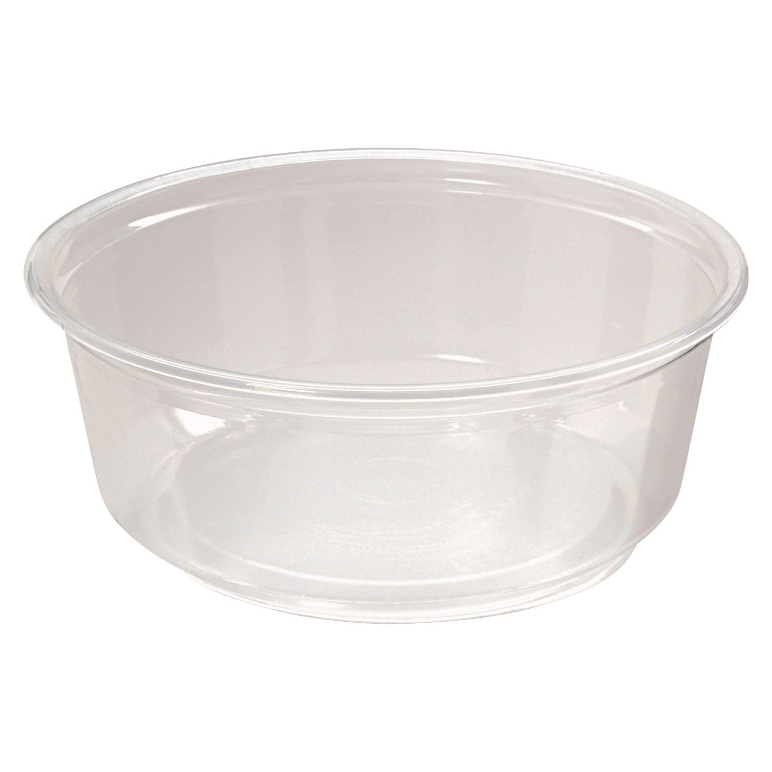pro-kal pk8s-c 8 oz capacidad, 4.6 "parte superior ancho x 3,9" parte inferior ancho x altura de 1,8 cm, polipropileno transparente para microondas recipiente de comida (caja de 500)