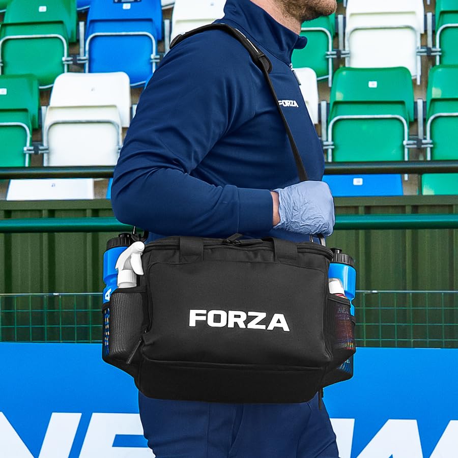 FORZA Borsa di primo soccorso | Club & Premium Physio Bag con scomparti configurabili - Ideale per squadre sportive, allenatori e club (Premium, con kit di pronto soccorso)