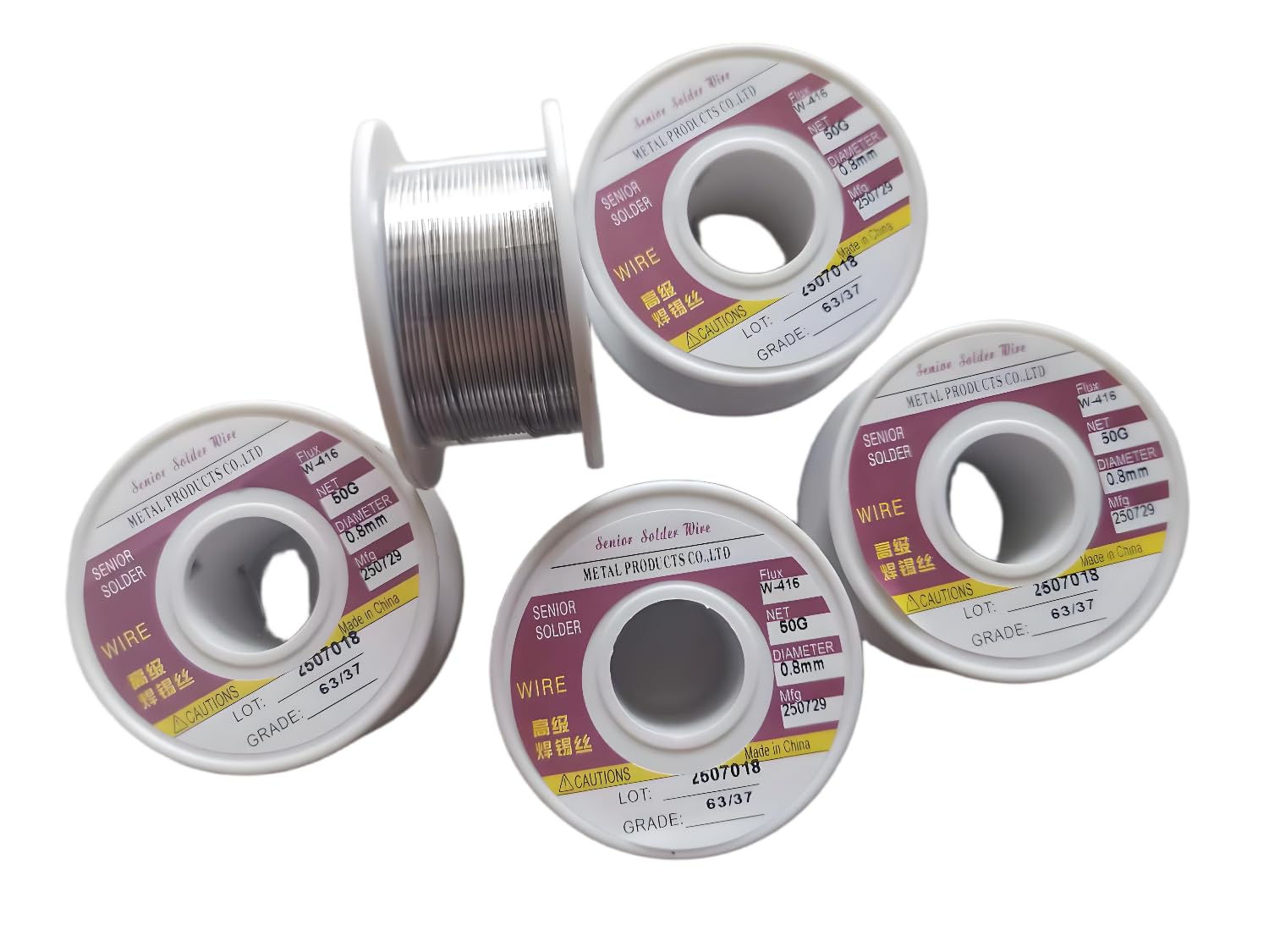 Sn63Pb37 drut lutowniczy 0,8 mm z rdzeniem kalafonii do naprawy elektronicznych komponentów lutowniczych i DIY (250 g)