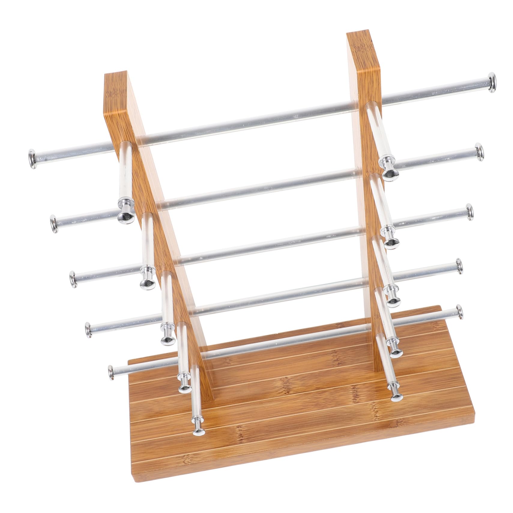 Holz-brillenständer für Mehrere Brillen Stabiles Holz-eyeglasses Display Rack mit Reihen für Sonnenbrillen und Brillen Praktisches Brillenregal für Laden und Zuhause Vielseitig und