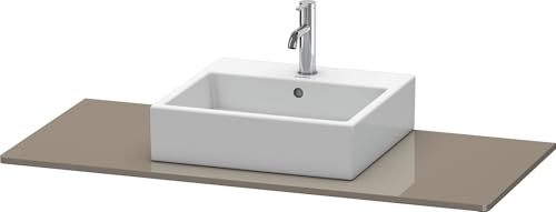 Duravit Konsole XSquare 80x55cm, flan. Gr hgl, mit 1 Ausschnitt