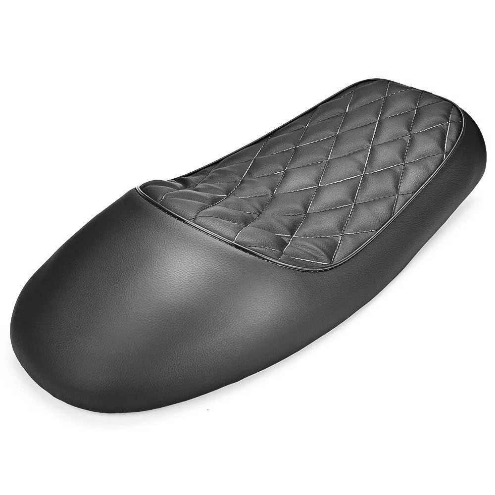 Fotel motocyklowy Motocykl Vintage garb siedzenia pasuje do Honda CB CL SR125 SR250 SR400 SR500 XJ650(Black Hump)