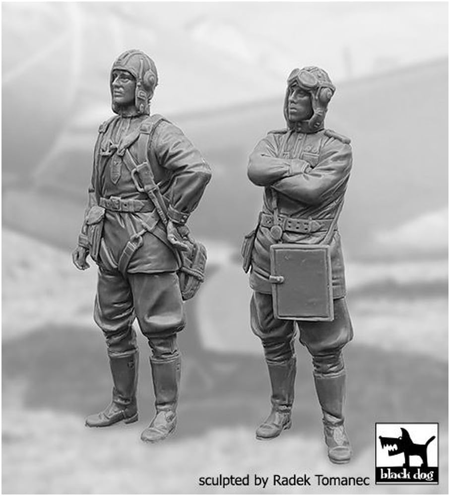 Amazon | black dog ブラックドッグ 1/32 ソ連 戦闘機パイロット