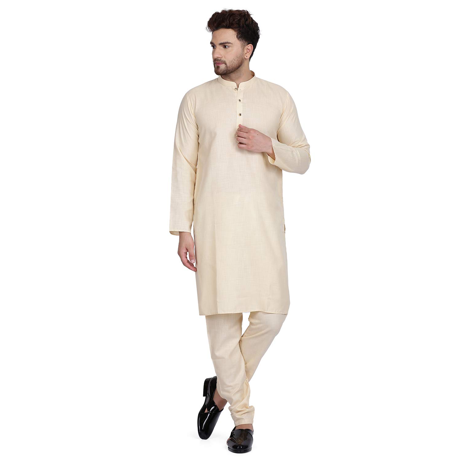 jagdish garments Cotton Kurta Pyjama Set for Men Latest-picture-49