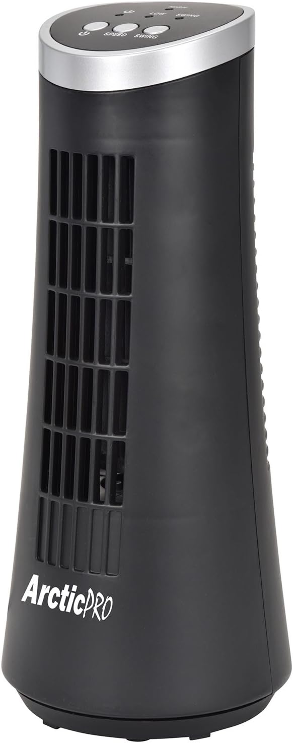 Arctic-Pro Mini Desk Oscillating Tower Fan