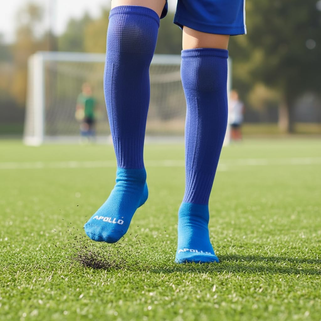 01 Par Meião Futebol Menino Infantil Juvenil Bebê Cano Alto Longo Atoalhado Em Algodão Original Apollo 01 Par Meião Futebol Menino Infantil Juvenil Bebê Cano Alto Longo Atoalhado Em Algodão Original Apollo
