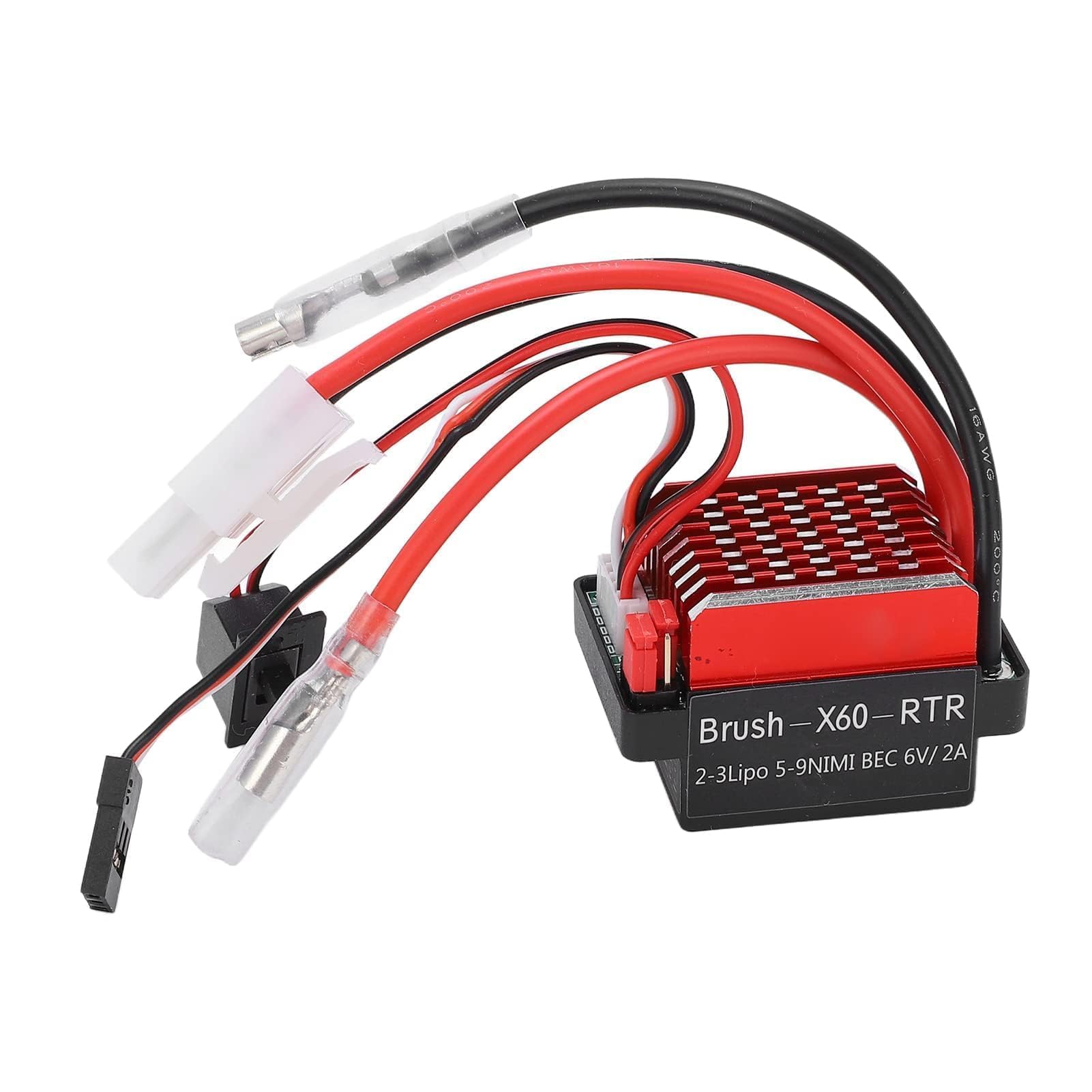 Motore Spazzolato RC, 540 Alta Torsione a Basso Rumore modalità di Funzionamento Doppia Protezione a Bassa Tensione Motore Spazzolato 360A ESC per SUV RC(20T)
