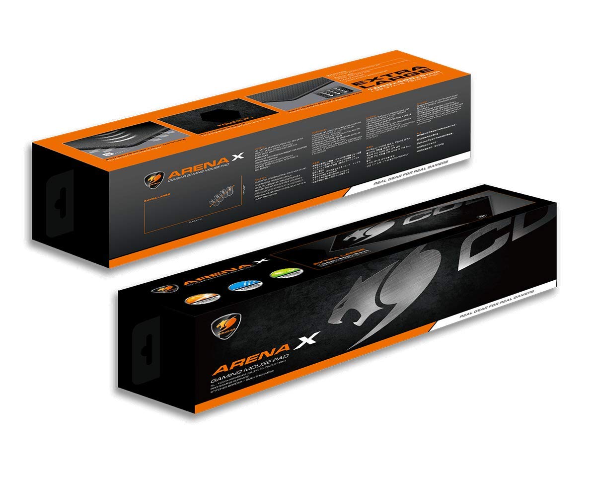 COUGAR Gaming - Alfombrilla de ratón para Gamer Extra Grande, 1000 x 400 x 55 mm, Color Negro