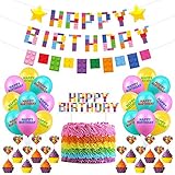 【Ideal für alle Gelegenheiten】Unser Ballonset eignet sich nicht nur für eine Geburtstagsfeier, sondern auch für die Jubiläumsfeier, die Baustein-Themenparty, die Babyparty und andere besondere Ereignisse, die Sie dekorieren möchten.