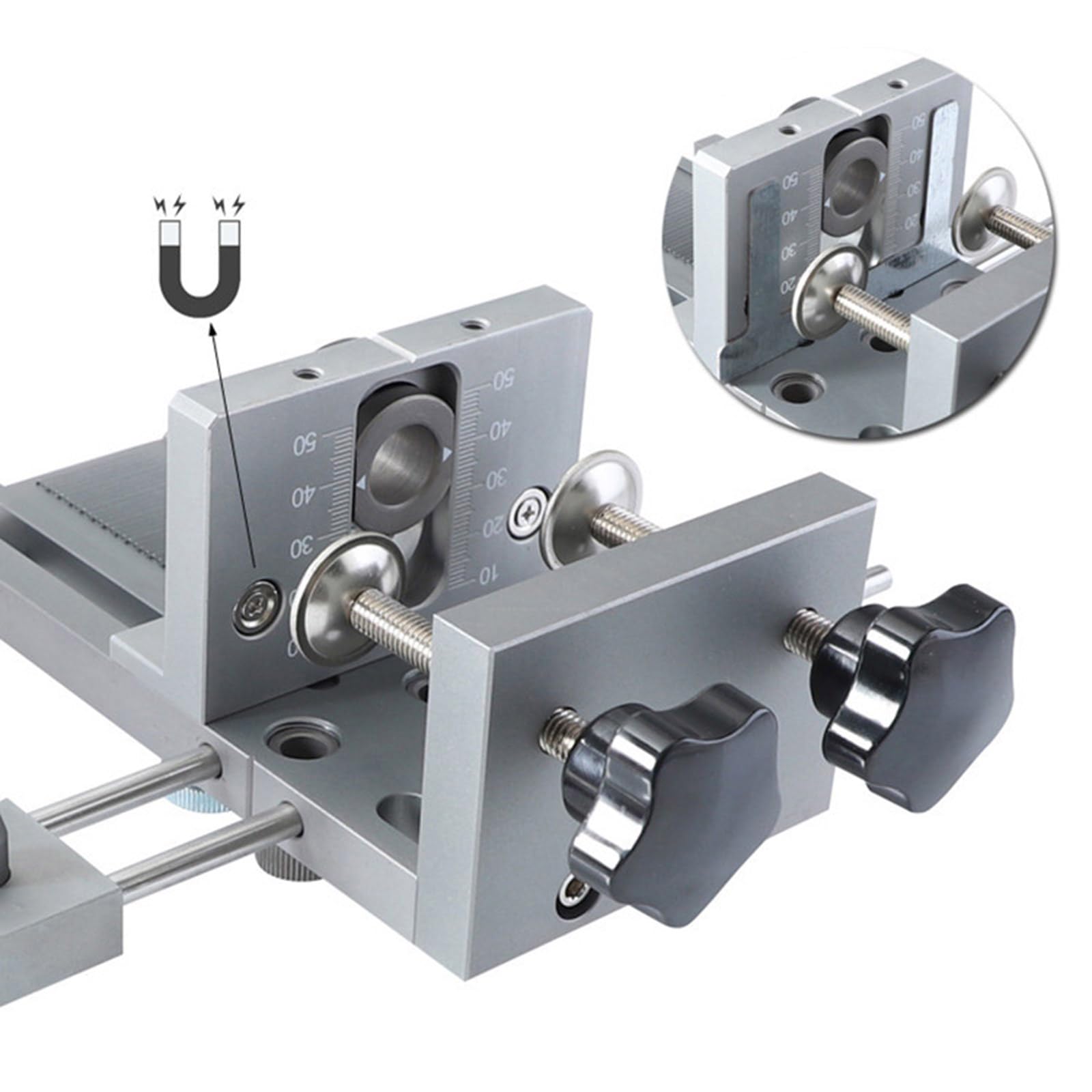 Herramienta multifuncional profesional 3 en 1 para carpintería, herramienta multifuncional de aleación de aluminio para carpinteros profesionales