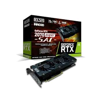 ELSA GeForce RTX2070Super (美品) ELSA GeForce® RTX 2070 Super™ ERAZOR GAMING - 株式会社