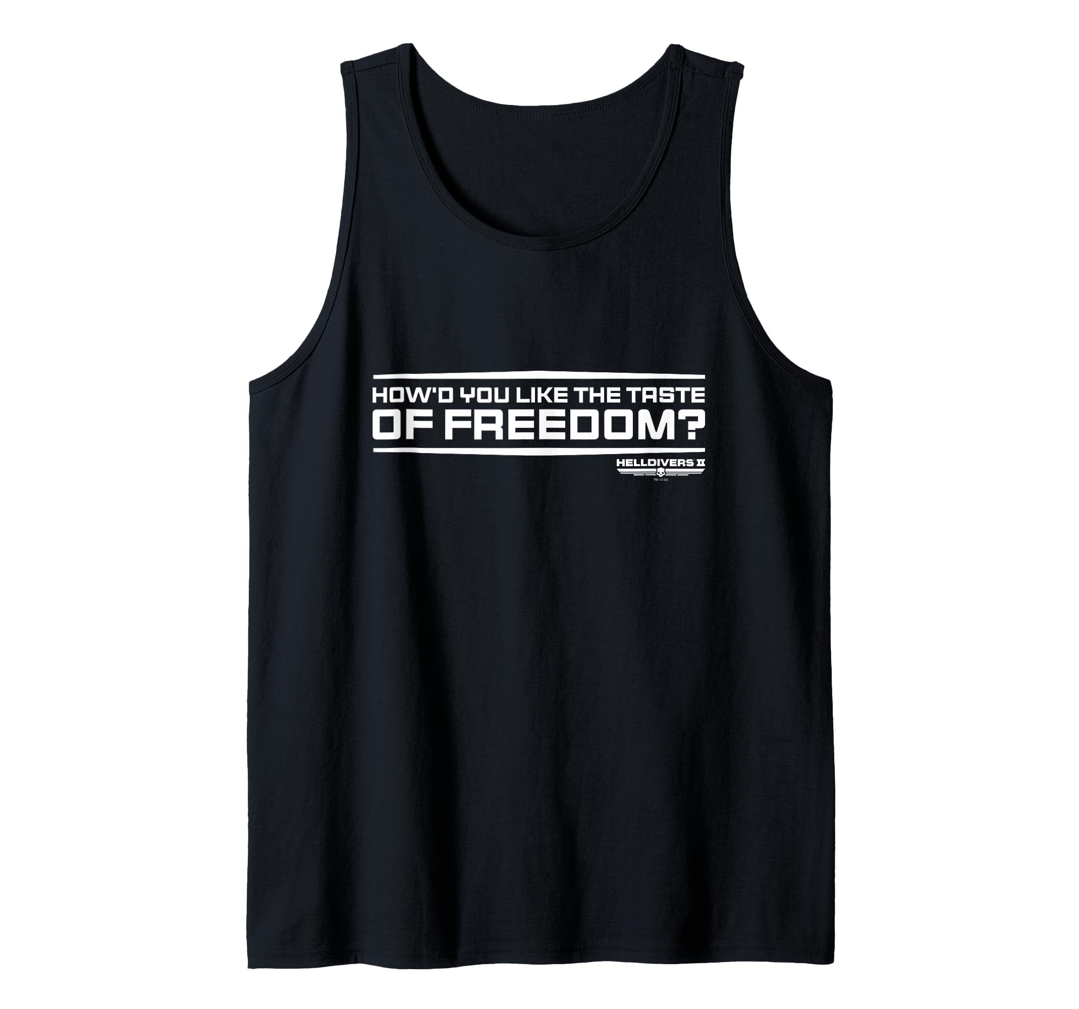Helldivers 2 Sony PlayStation Video Game Taste of Freedom Tank Top