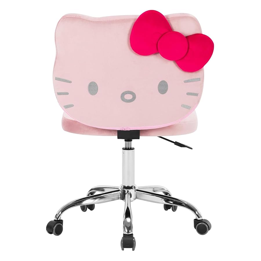 Impressions Vanity Hello Kitty® Kawaii Swivel Vanity Chair, Pink, photo 1 of 4