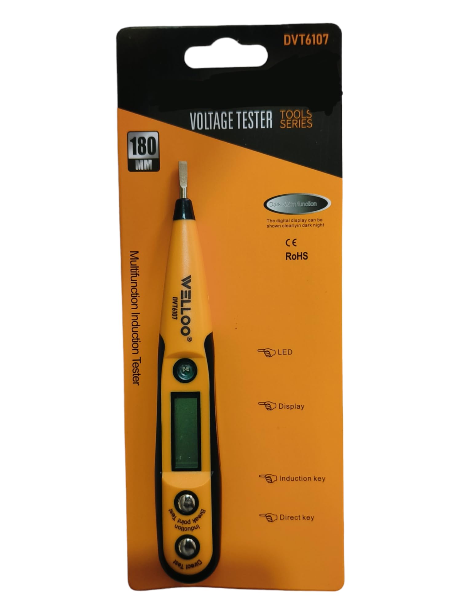AK DIAMOND Voltage Tester/Non-Contact Tester - Dual Range AC 12V-1000V/48V-1000V with LCD Display and Buzzer Alarm (B0CYTG934N) Amazon Price History, Amazon Price Tracker