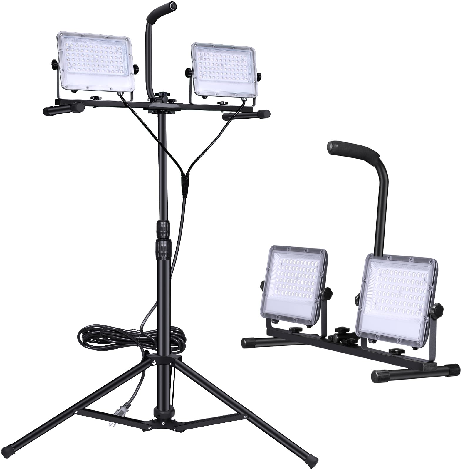 【美品】Led Light VT-7200CX/SET2 ② Work Lights 21000 Lumen LED Work Lights with Stand, Dual