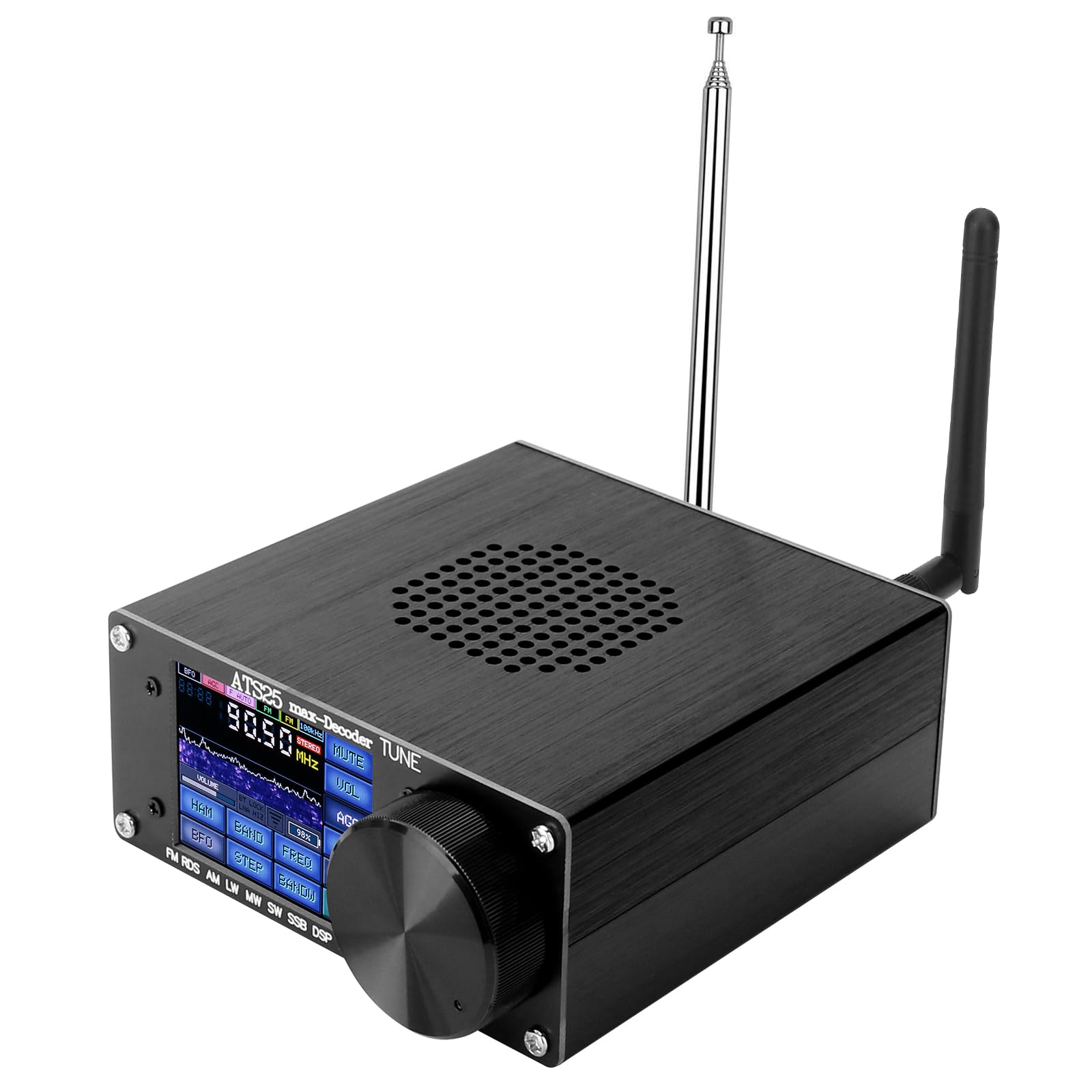 ATS25max Décodeur Si4732 Récepteur radio pleine bande Récepteur DSP FM LW (MW et SW) et SSB