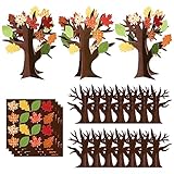 What You Can Get: You will receive 48pcs crafts, including 96pcs tree trunk cards and 48pcs leaves cards and 48pcs transparent dotted glue. These can satisfy your needs in your art class! Reliable Material: The fall thankful trees craft kits are made...