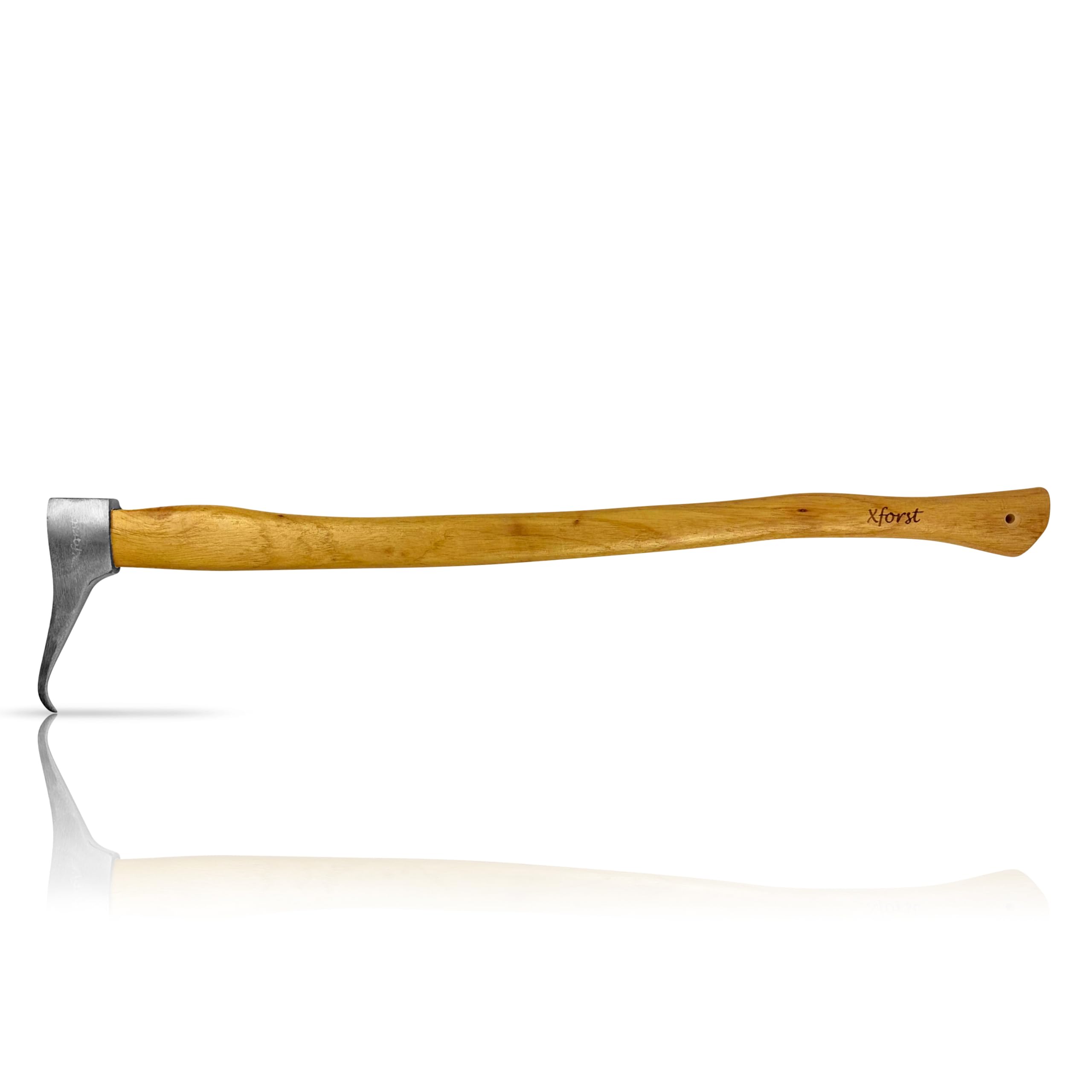 Xforst X-P500L Sappie Sapie Handsapie Handsapie, idéal pour déplacer et ramasser des bûches de bois et des morceaux de bois. Avec manche en hickory de 70 cm et tête robuste de 0,5 kg.
