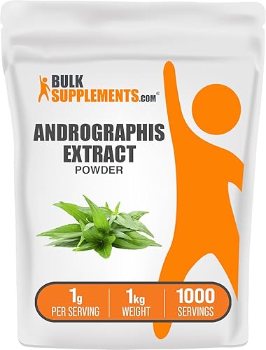 Miniatura 10 de BULKSUPPLEMENTS.COM Andrographis Extracto en polvo - Andrographis Paniculata - Suplemento de hierbas - Suplemento de apoyo inmunológico - 1000 mg