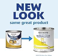 Vista 16 de Rust-Oleum Painter's Touch 1979502 - Pintura de látex, color negro brillante, 1 cuarto de galón