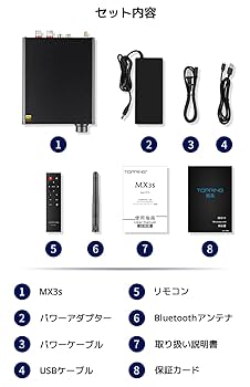 アンプ Topping MX3s Amazon.com: Topping MX3s Amplifier 62W x 2 Class D Power amp