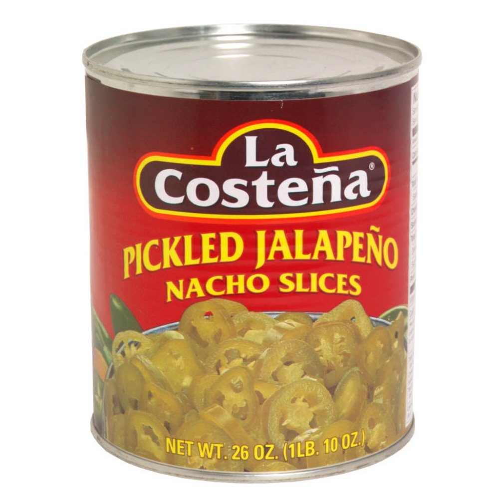 La Costena Pickled Jalapeno Nacho Slices, 26-Ounce (Pack of 6)