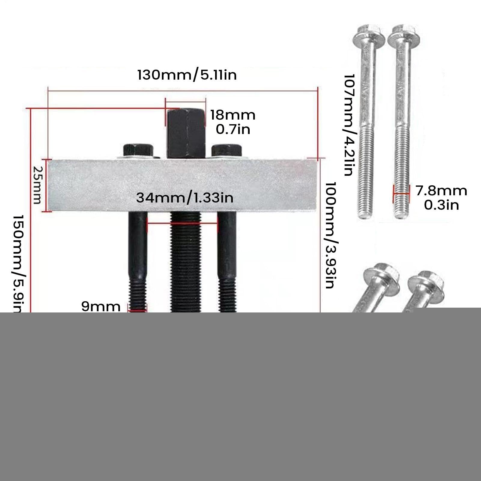 Kit Extracteur de Volant de Direction Outils Manuels Ajustables