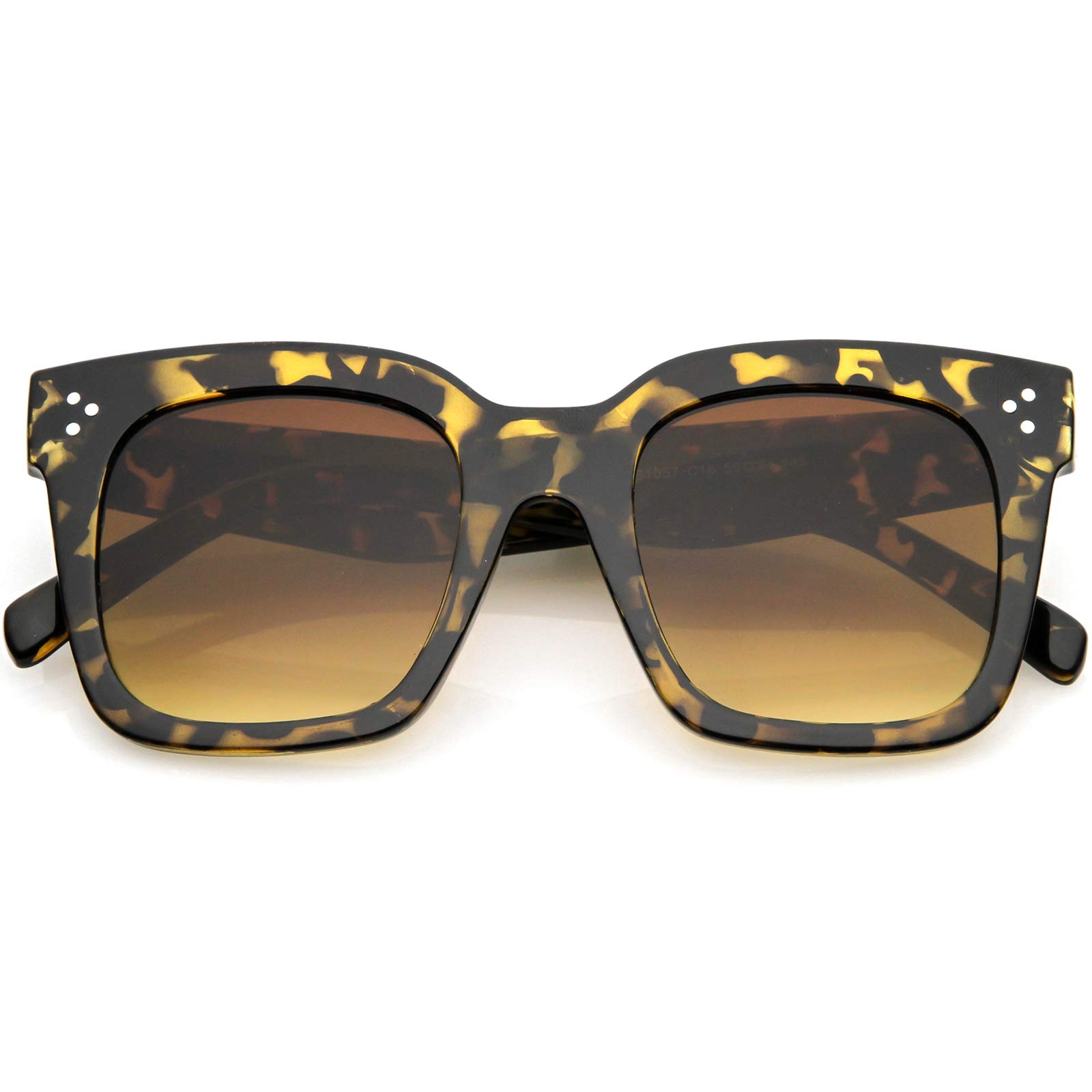 zeroUV - Oversized Fashion Retro Square Sunglasses for Women Vintage Style 50mm