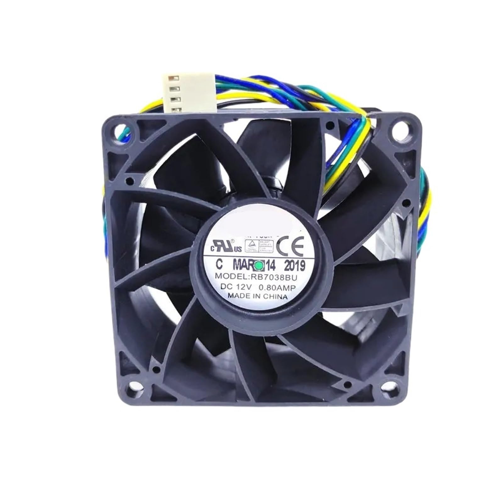 Ventilateur RB7038BU 12V 0.80A 70x70x38mm refroidisseur PC serveur