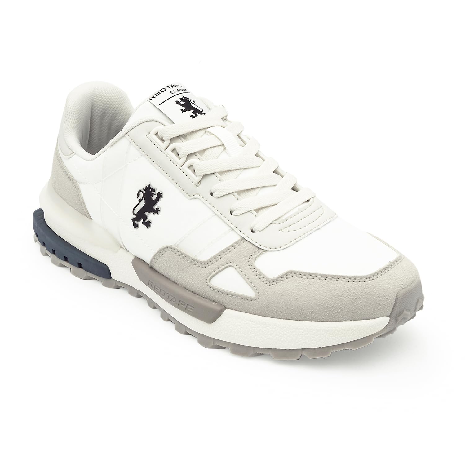 red tape Men's Sneakers White Grey Mesh Round Toe Lace-Up-picture-37