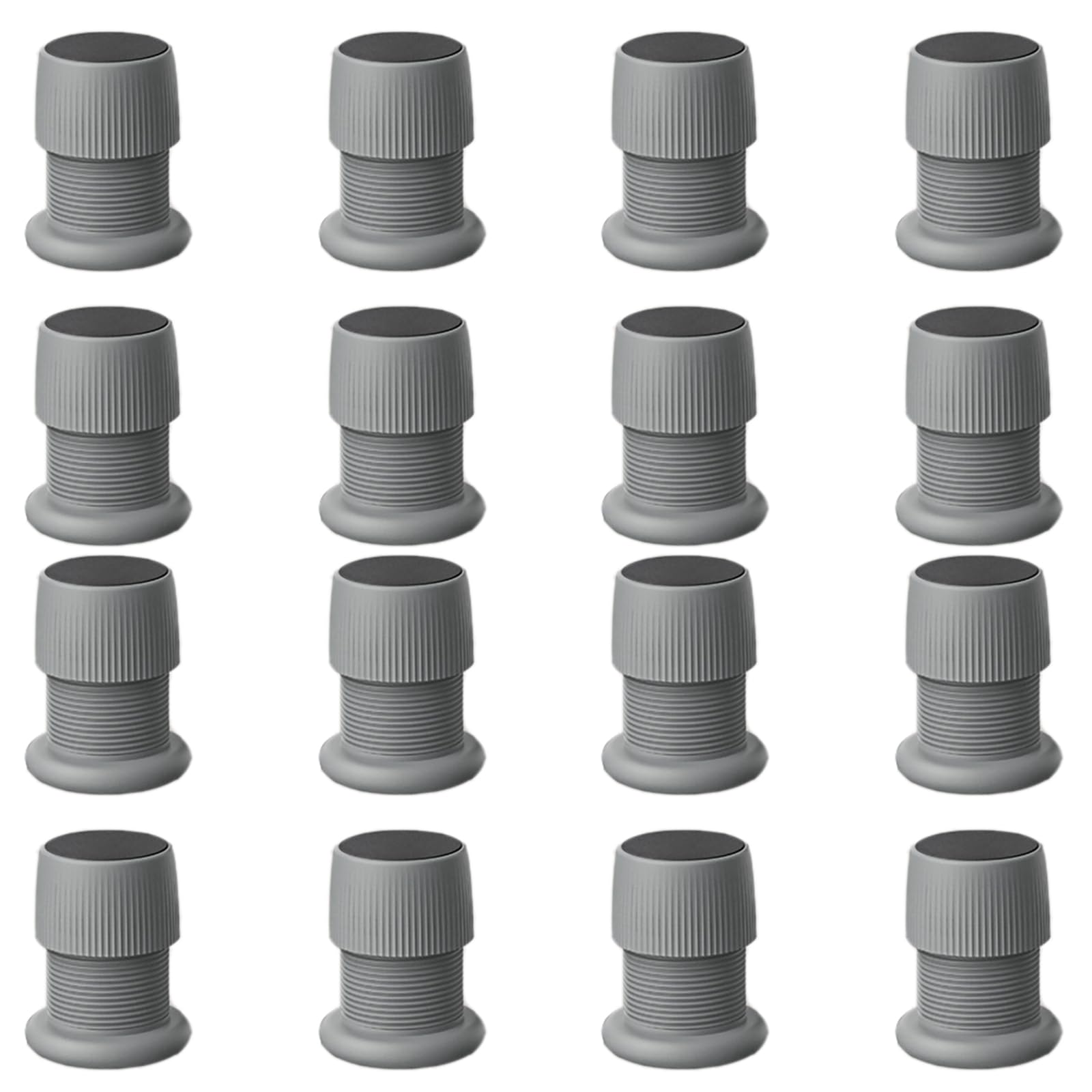Elevadores de cama, 16 elevadores de sofá de 1.65 pulgadas ajustables, elevadores de muebles autoadhesivos, elevadores de altura de cama, elevadores de mesa resistentes, elevadores de mesa, elevadores