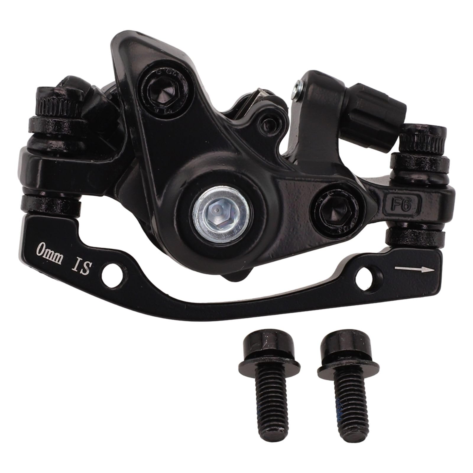 Bike Disc Brake Kit, Mechanical Disc Brakes Aluminum Alloy Caliper Mechanical Disc Brake Caliper Set Front And Rear For Electric Bike Mountain Bike Road Bike Folding Bike (rear brake)