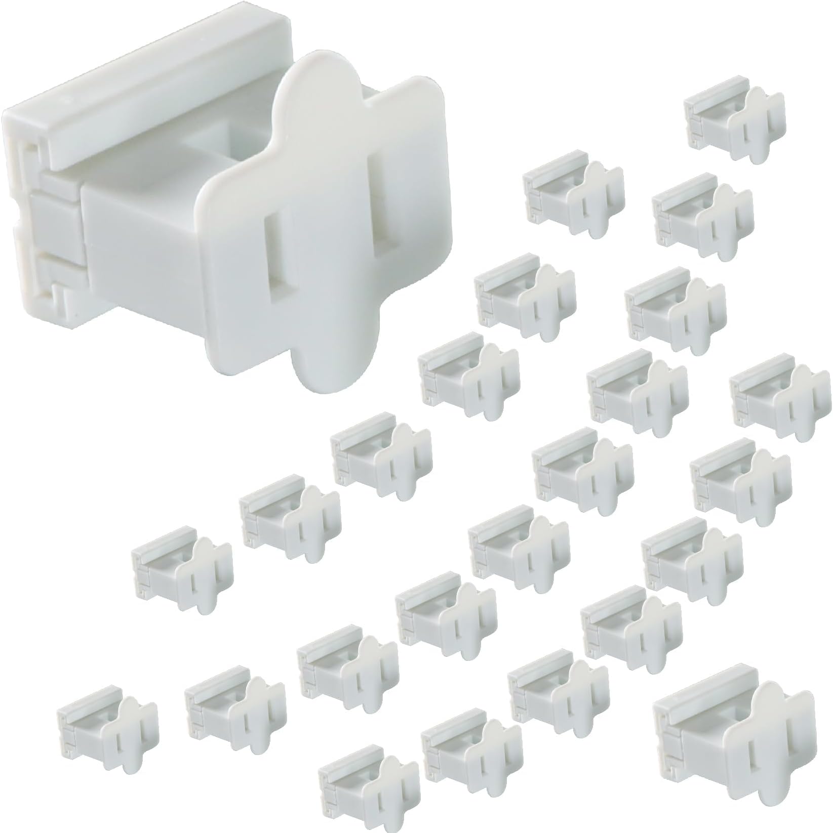 Aniai (25) Pack Zip Plug - Male Female Gilbert plug - Vampire plug SPT-1 SPT-2 (spt1 female, white)
